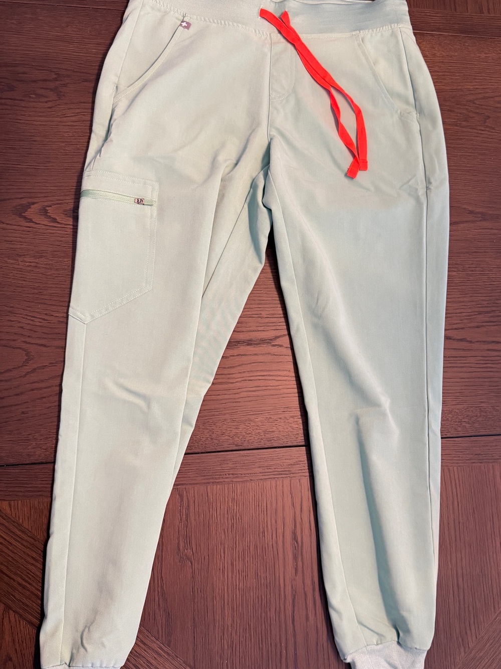 Figs Sea foam Zamora High Waisted Scrub Pants